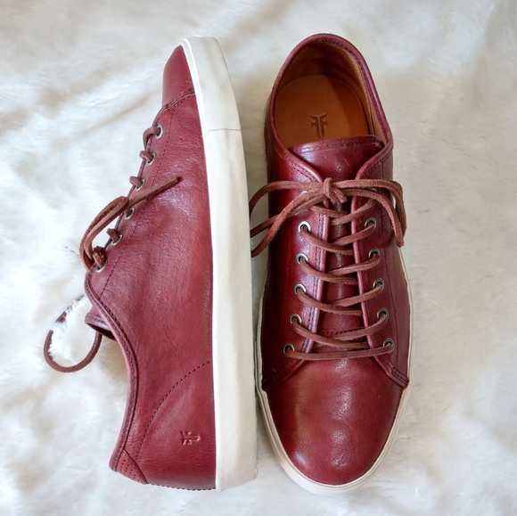 Frye Other - Frye Brett Low Sneakers Bordeaux Like New!